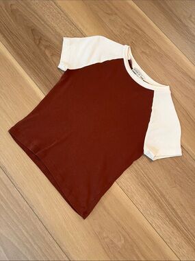 Fitz+Eddi Color Block Raglan tee